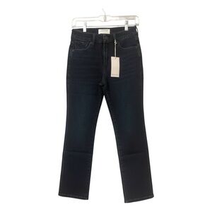 NWT Dear John Dark Wash Indigo Straight Leg Jeans - Size 25 $110